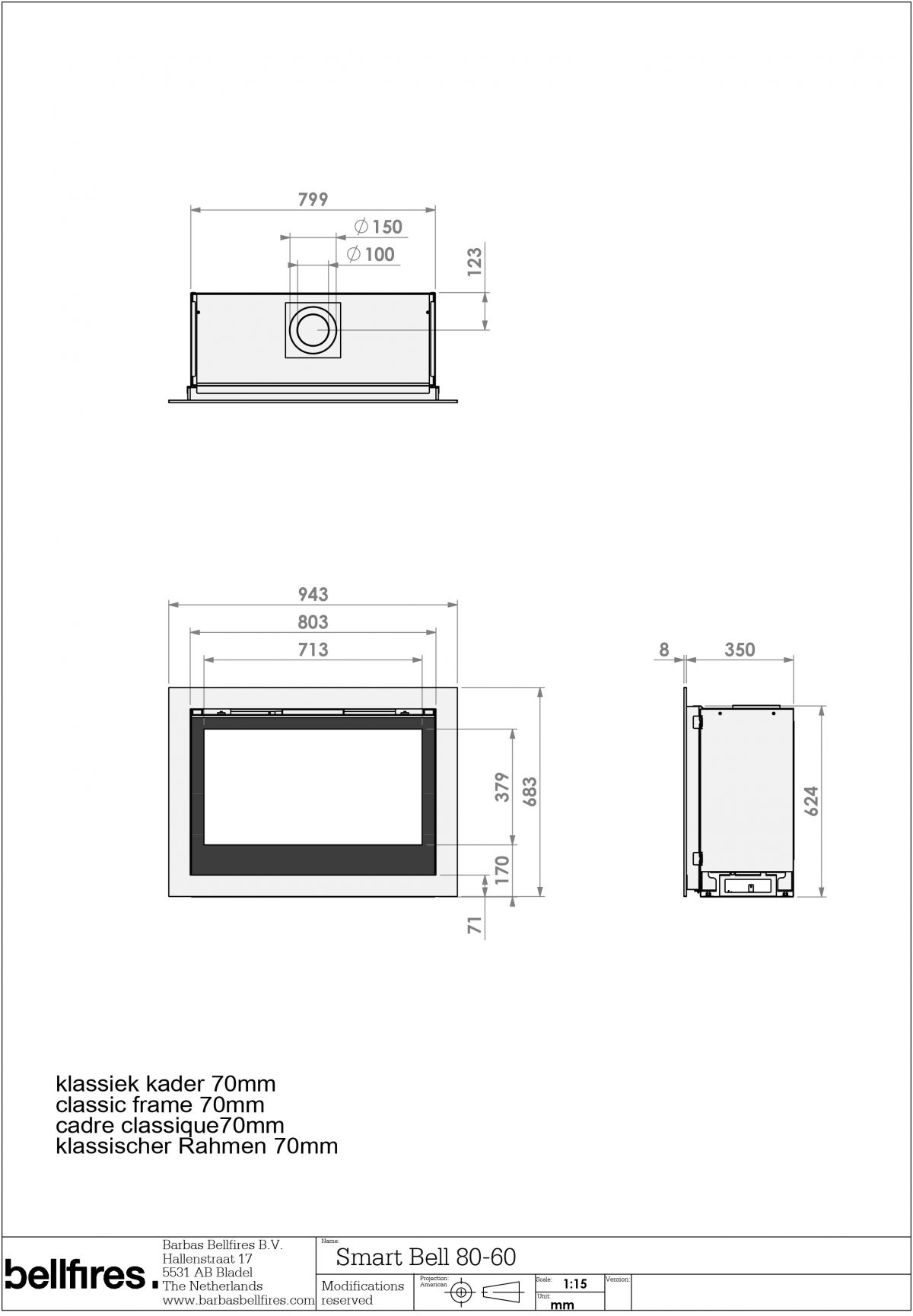 Smart Bell 80-60 - Fireplaces