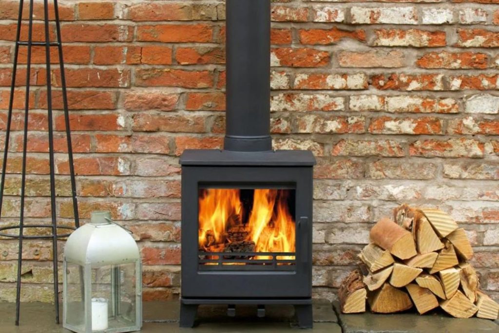 ACR Woodpecker WP4 Wood Burning Ecodesign Stove 4.3kW Heat Output ...